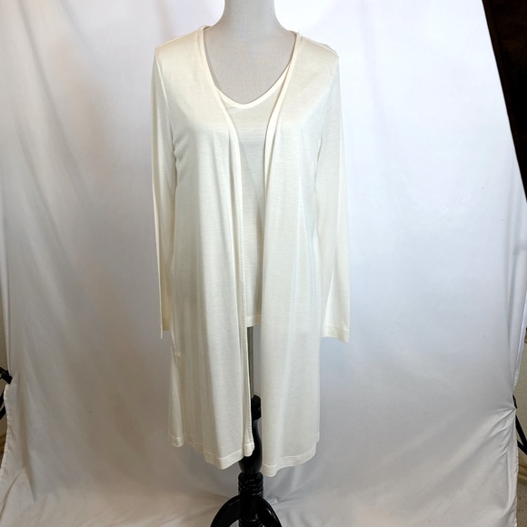 Mock Top with long cardigan style over top Time & Tru - Picture 2 of 14